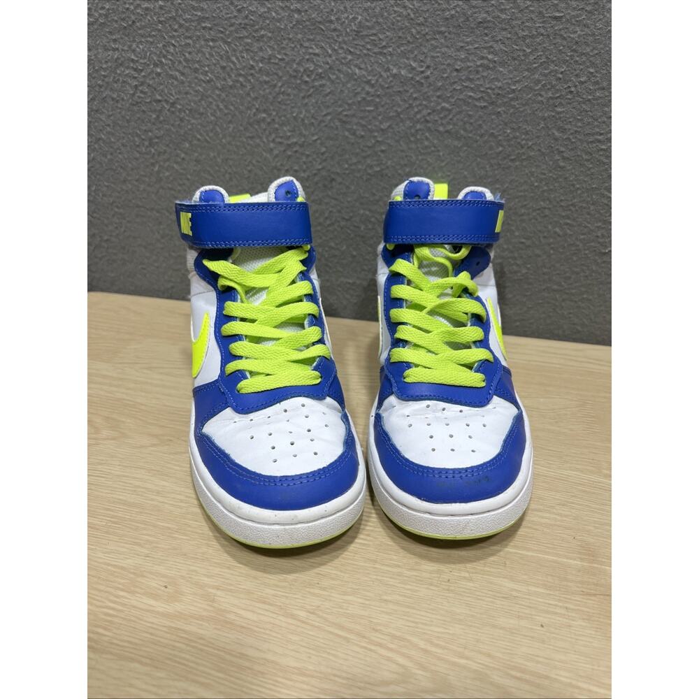 Nike Court Borough Low 2 SE Grade School Kids' Shoes Astronomy Blue Size 3.5Y - Picture 4 of 10